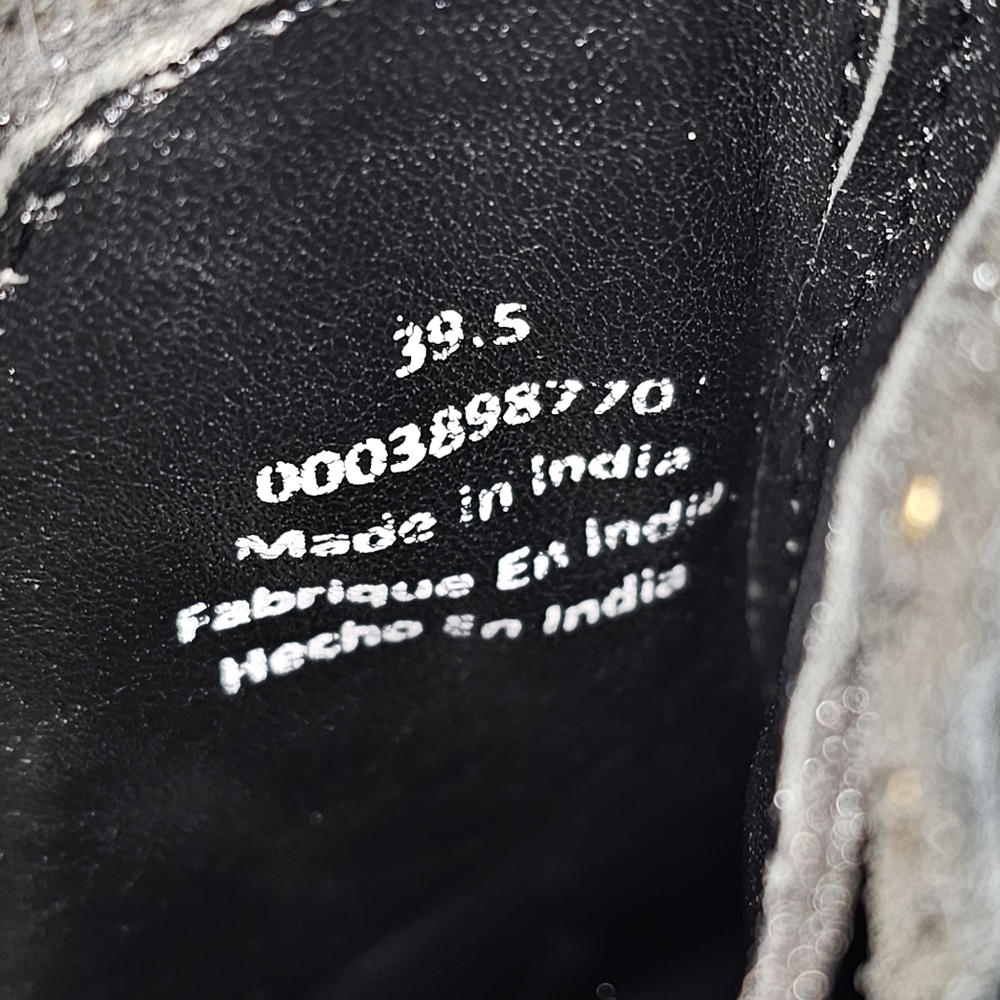 Free People Atlas Ankle Boot Womens EU 39.5 Black Quilted Puffer Chelsea Winter - Picture 15 of 16